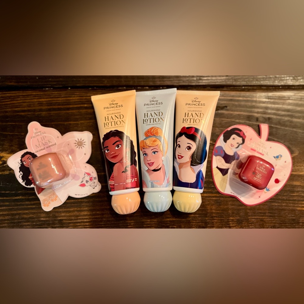 Disney Princess Hand Lotion Trio & Lip Masks